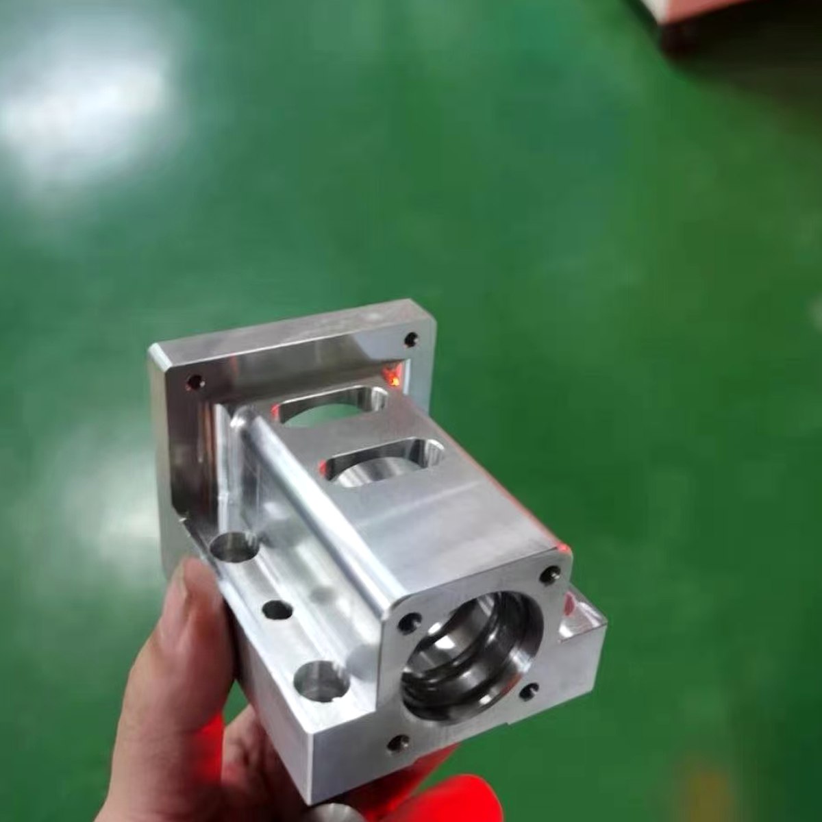 CNC aluminum machine bracket ball screw — EKINSUN