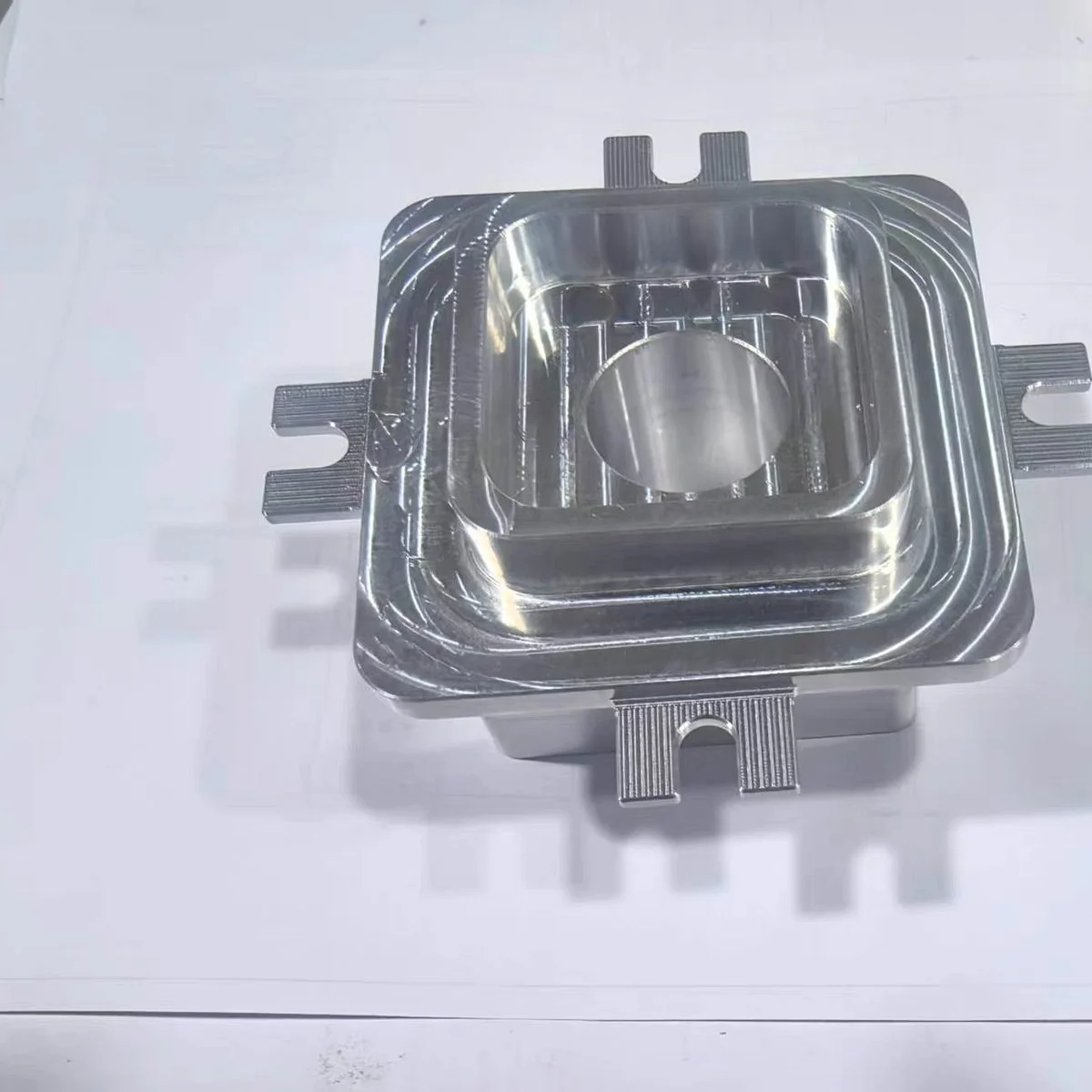 Small batch CNC machined aluminium brackets produced by EKINSUN — low MOQ from 1 piece