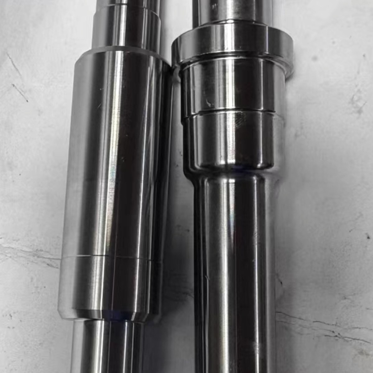 Deep hole precision shaft pair stainless CNC machined
