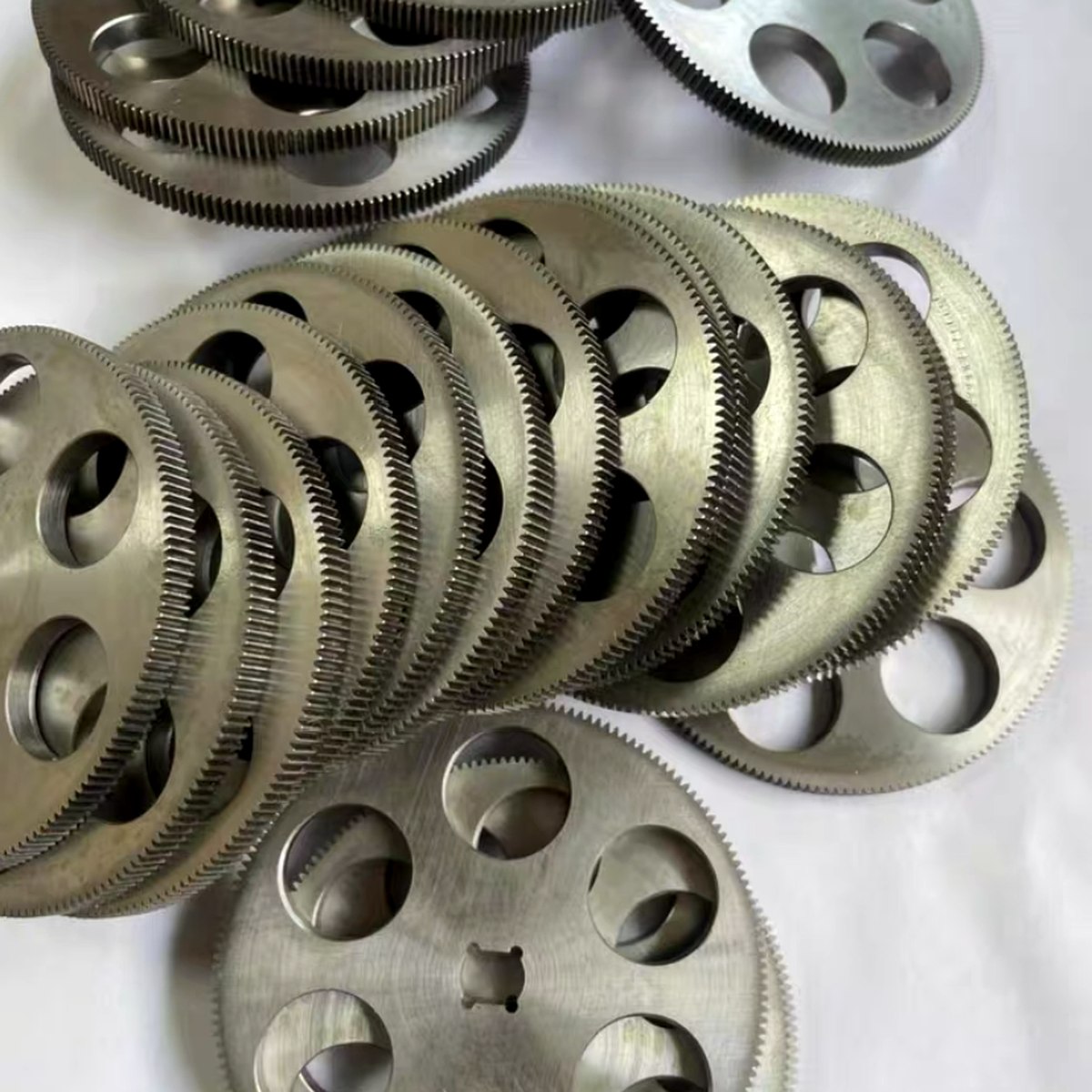 CNC Precision Gear Disc Batch — EKINSUN custom manufacturing case photo