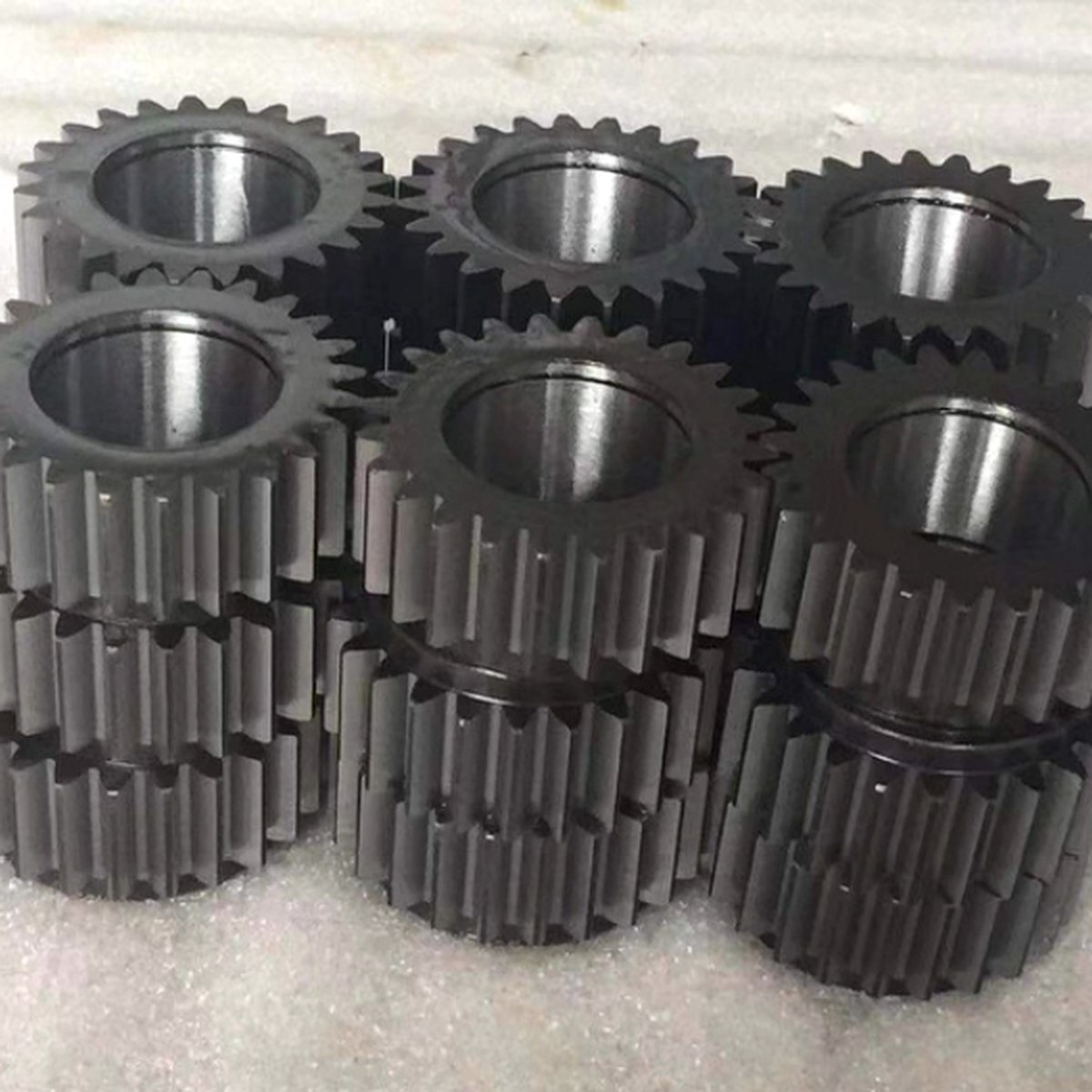 CNC Spur Gear Batch Steel — EKINSUN custom manufacturing case photo