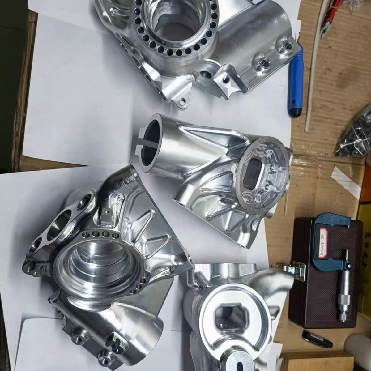 CNC machined turbo compressor housing aluminum — EKINSUN Guangdong