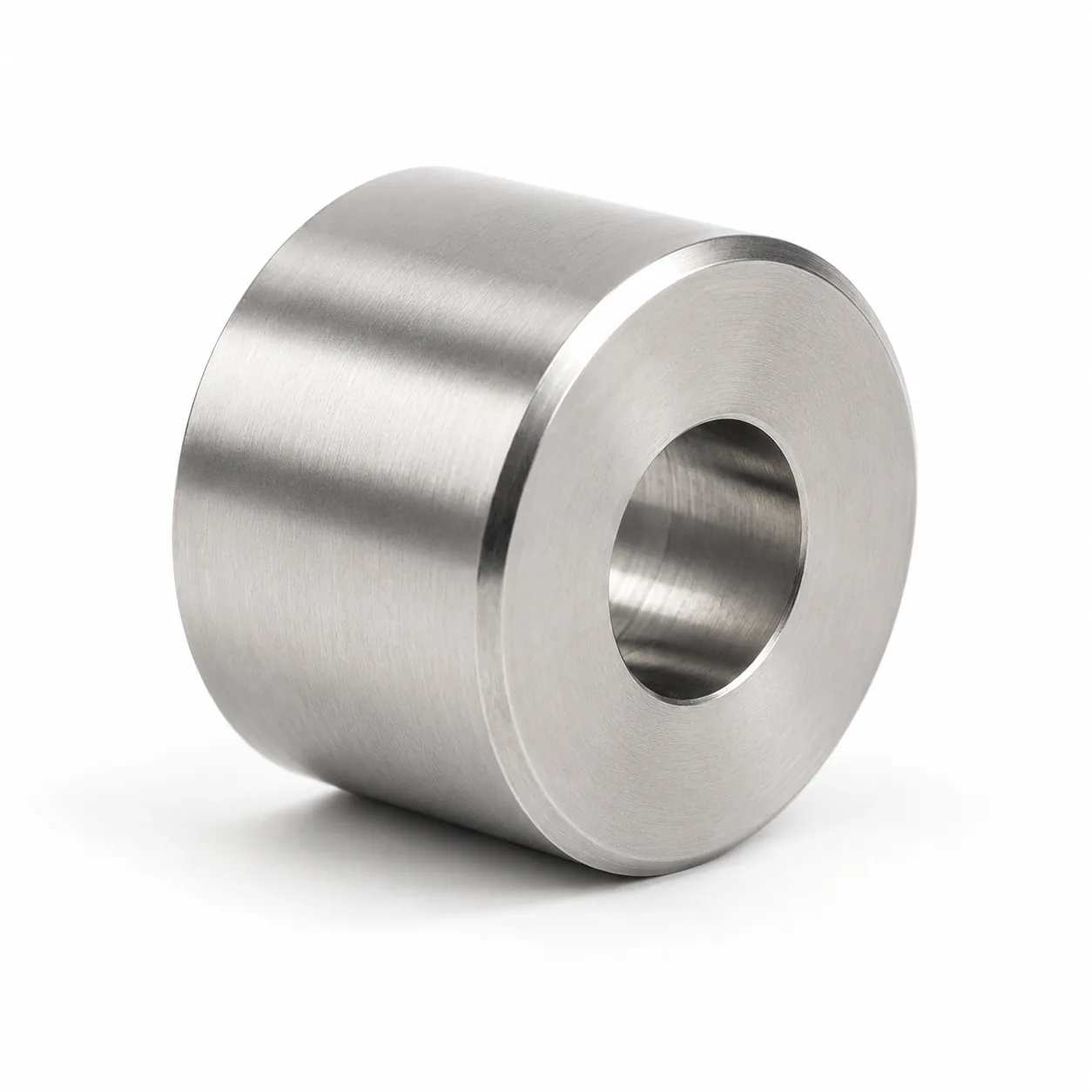 Custom stainless steel metal spacer, CNC turned — EKINSUN