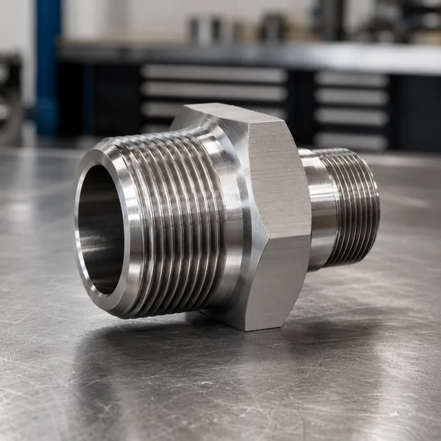 Heavy reducing adapter, male to male — two pipe sizes in one part — EKINSUN