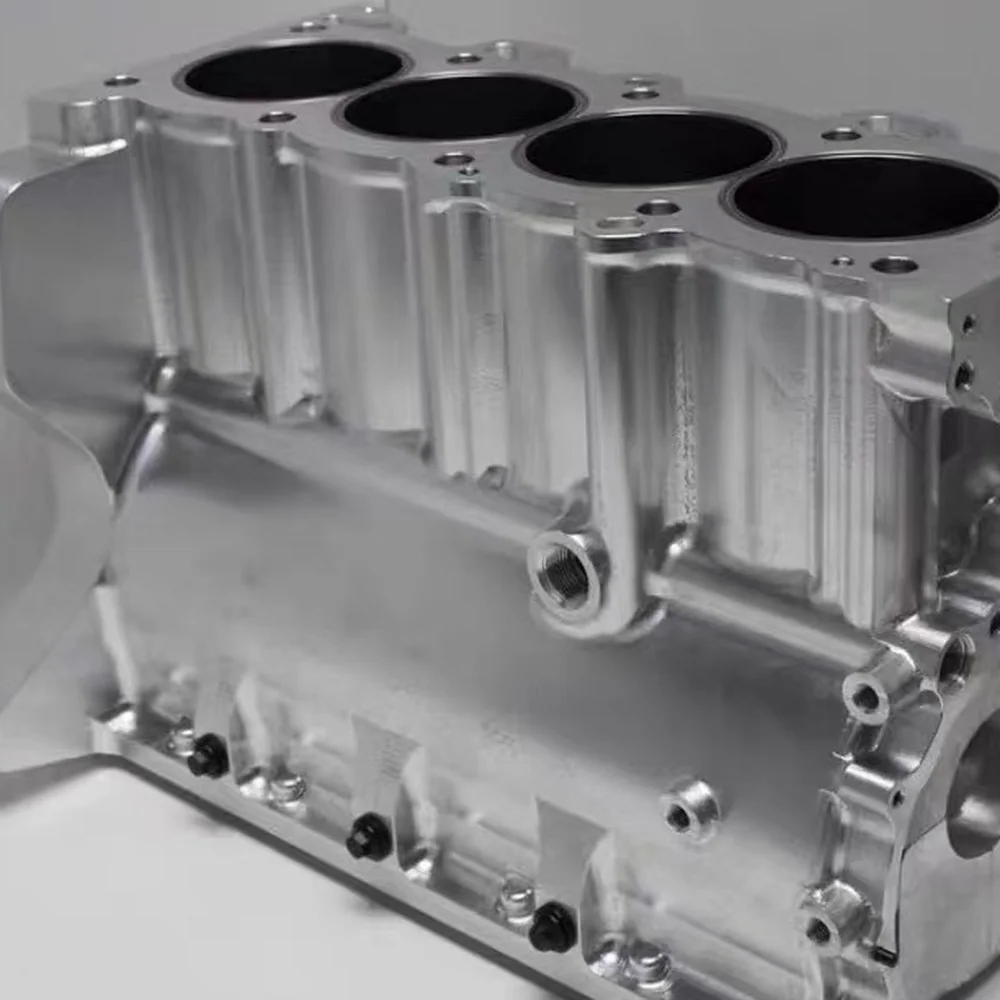 CNC Engine Block Aluminum 4Cylinder — EKINSUN custom manufacturing case photo