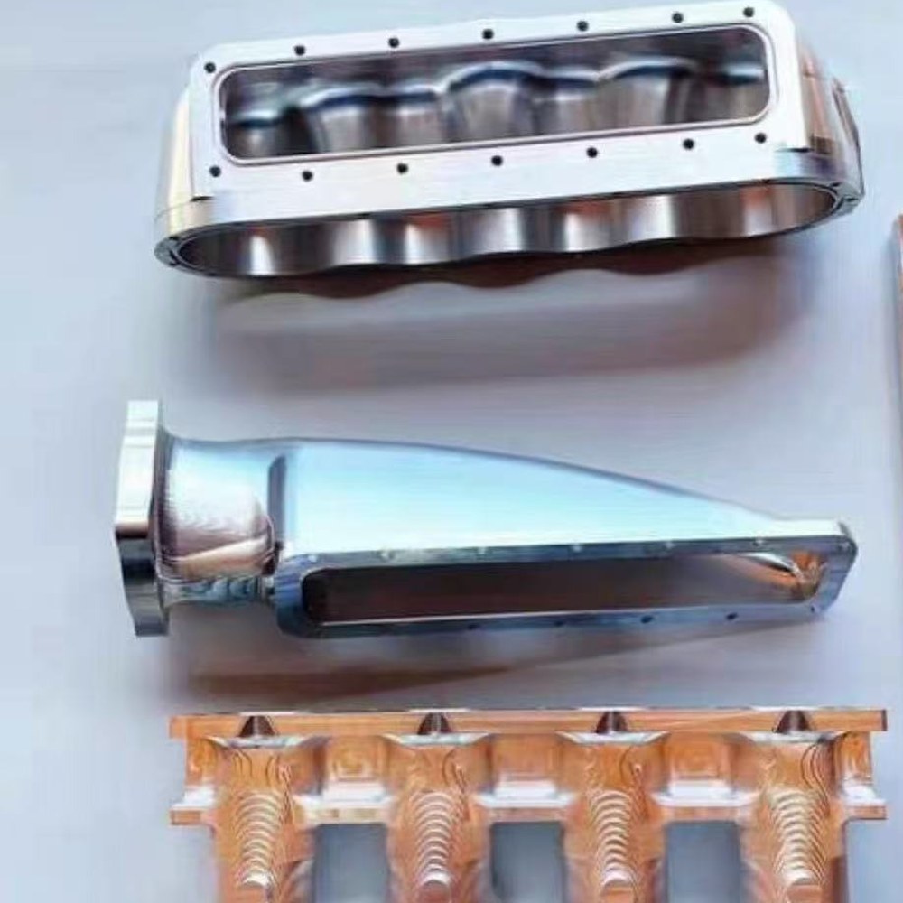CNC Intake Manifold Aluminum Copper — EKINSUN custom manufacturing case photo