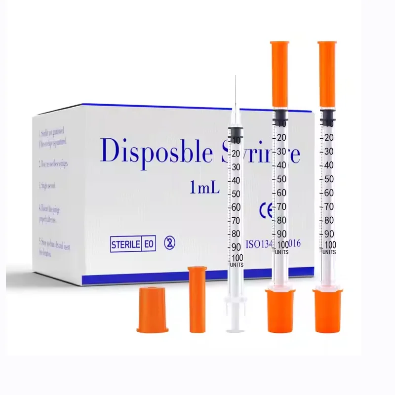 1ml insulin syringe disposable luer slip — EKINSUN
