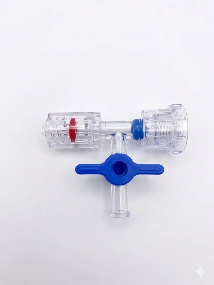 High-pressure contrast injection stopcock for CT MRI angiography power injector — EKINSUN